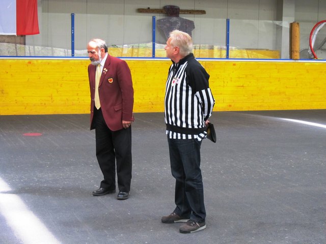 Die Offiziellen; TLEV.  Vizepräsident Alois Leitner und Bezirk Schiri Obmann Walter Krieglsteiner