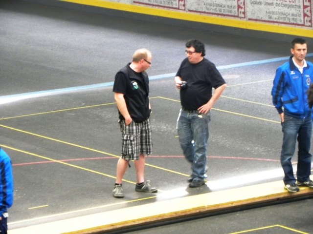 Die Betreuer vl. Egon Burgstaller,  Andi Aberger  und  Seraphin Neurauter