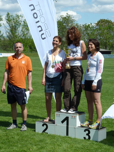 5km w. über 35 Jahren  1. Karin Kindl, 2. Ruth Guttmann, 3. Sandra Pfeiffer