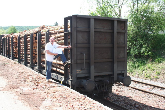 Josko Vlasich unerstützt den Erhalt der Bahnlinie zwischen Deutschkreutz und Oberloisdorf.