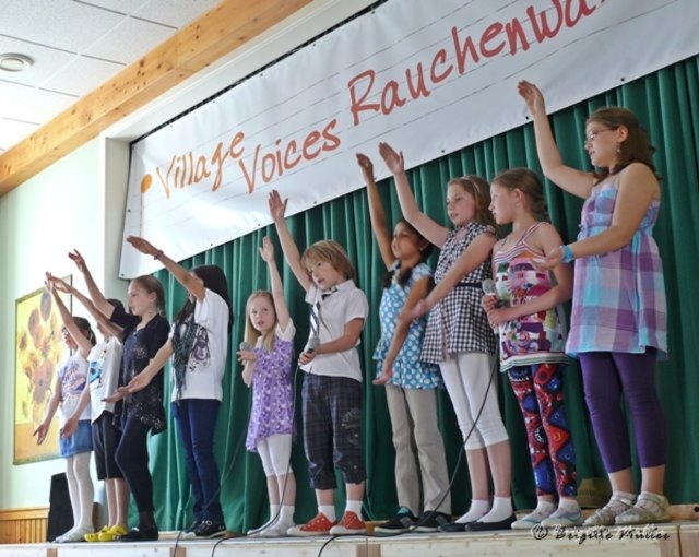 Die Little Voices begeisterten mit ihrer entzückenden Darbietung.