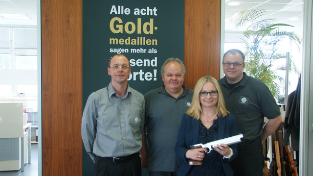 Geschäftsführer Karl Egger gemeinsam mit Christian Steiner Waltraud Brandstetter und Ernst Franz Huber.