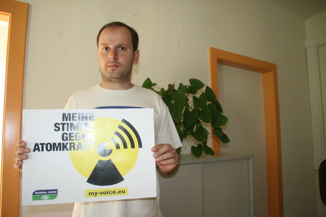 Martin Aschauer, Organisator des Tomorrow Festivals am Gelände des AKW Zwentendorf: "Tanzen gegen Atomstrom".