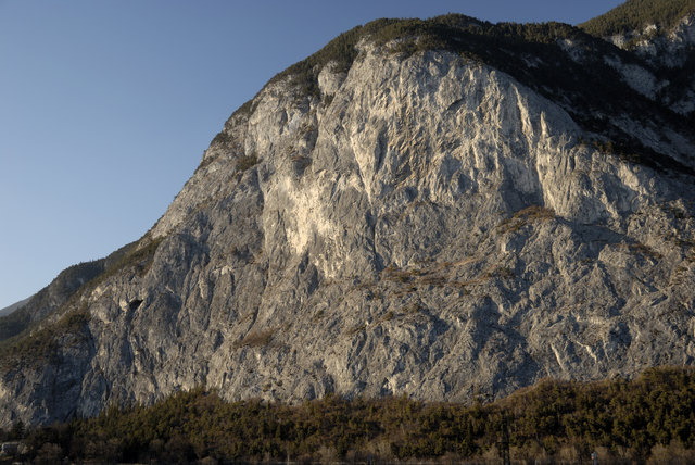 Martinswand obere Kante 1200 m.