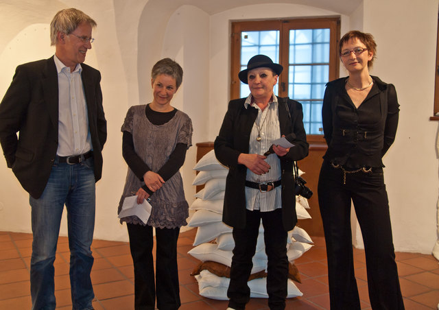 Bürgermeister Alois Oberer, Margot Christandl, Veronika Kunz-Radolf, Tamara O'Byrne