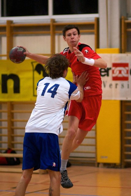 U19-Spieler Frano Nosic war nicht nur umsichtiger Spielgestalter der SG Wels/Lambach, sondern war zudem selbst fünf Mal erfolgreich