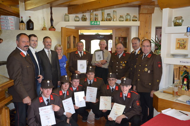 Die FF Wenns konnte bei ihrer Floriani Feier sechs Kameraden in den Aktivstand überstellen. Des weiteren wurden drei Ehrungen für 60. Jährige Mitgliedschaft ausgesprochen.
60 Jahre: Josef Hafele, Werner Schranz,Arthur Krismer;
