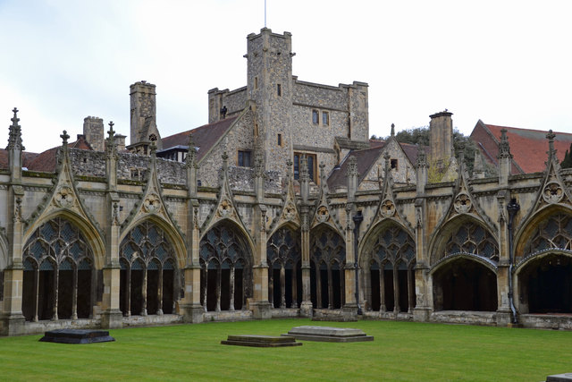 Graveyard in the middle of the Cathedral