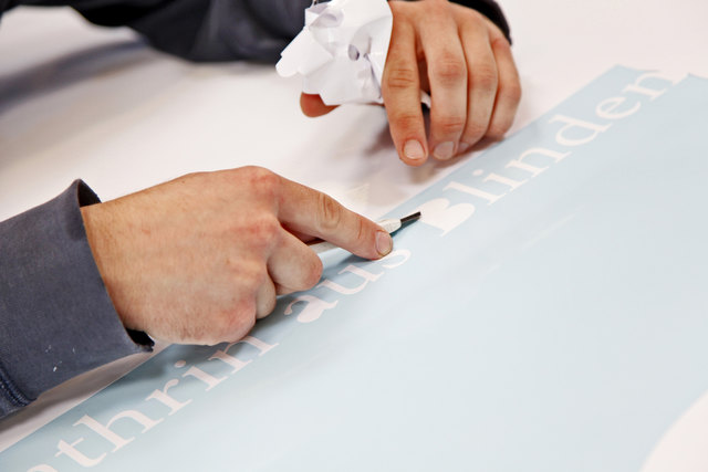 Sorgfältige Arbeit. | Foto: Rene Wallentin