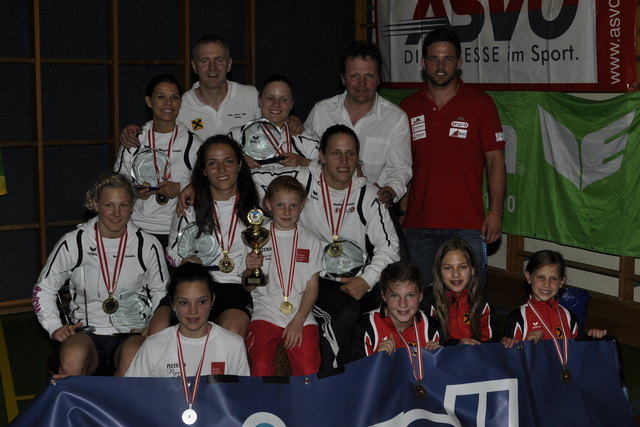 Erfolgreiches RSCI Team mit Trainer und Obmann