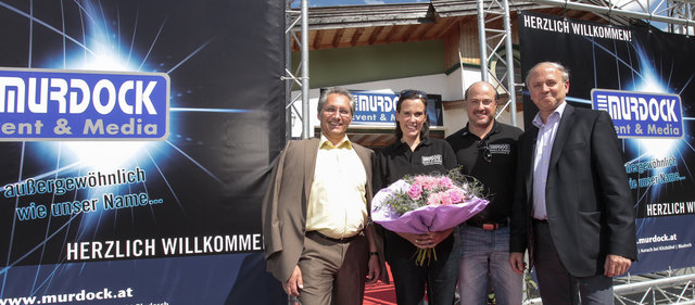 Balthasar Exenberger, Alexandria Gieringer-Fabi, Stefan Gieringer und Klaus Lackner (v. li.). | Foto: Murdock