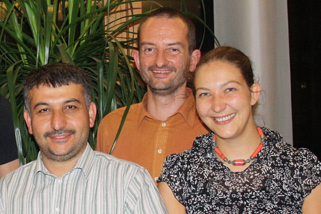 Die Listenersten: Mustafa Isilak, Herman Weratschnig und Viktoria Ismaili