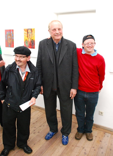 Ein künstlerisches Dreiergespann: Harald Rath, Christian Ludwig Attersee und Paul Nusitz