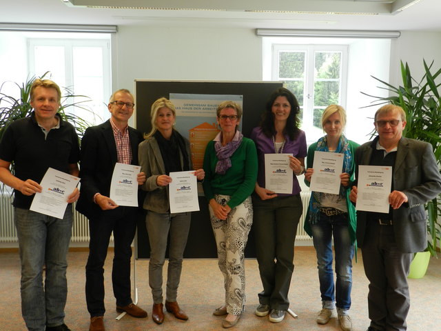 Zertifiziert: Andreas Penz, Albert Eder, Sabine Eder, Brigitta Gruber, Susanne Thurner-Pesjak, Corinna Zangerl, Alexander Alscher
