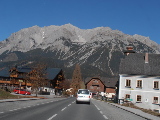 Vorfreude bei diesem mächtigen Anblick - strahlend blauer Himmel im November