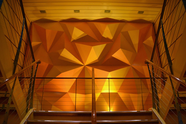 Haupttreppe auf Deck 11