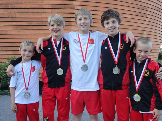 Ennemoser, Haslwanter, Gastl, Norz, Saurwein (vlnr.)