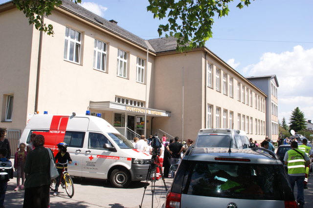 Ort der Tragödie Volksschule Wagram