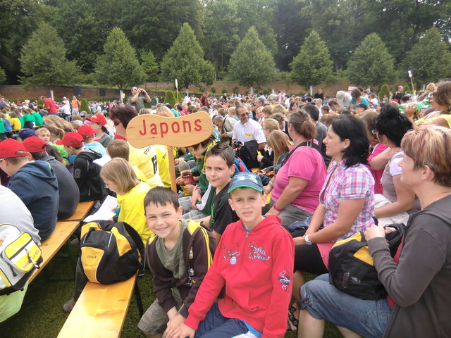 Beim Festgottesdienst mit Abt Georg