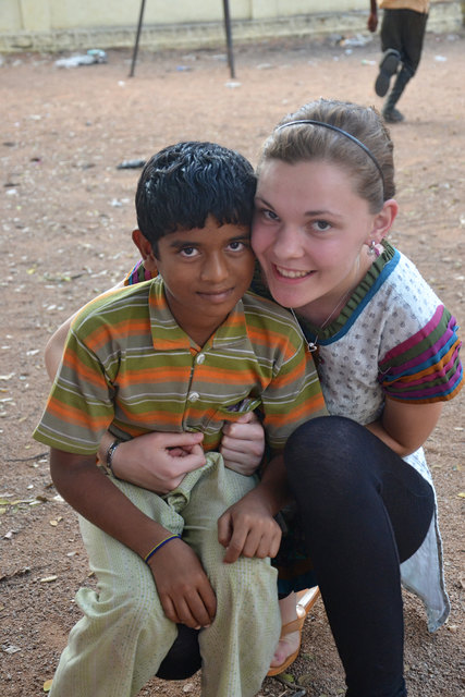 Theresa Moser arbeitet in Indien mit rund 270 Straßenkindern.