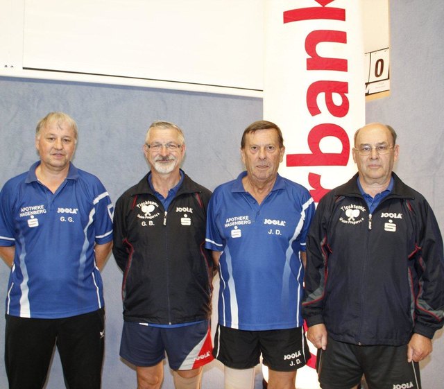 Das Team der Union Pregarten (von links): Gerhard Geyeregger, Gottfried Brunner, Josef Dreiling und Roland Kupetz. | Foto: Traxler