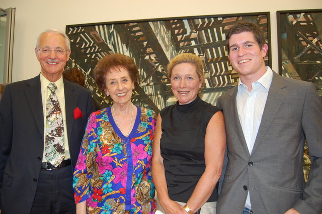 Karlheinz und Agnes Essl, Andrea Kasamas mit Sohn. | Foto: Zippel