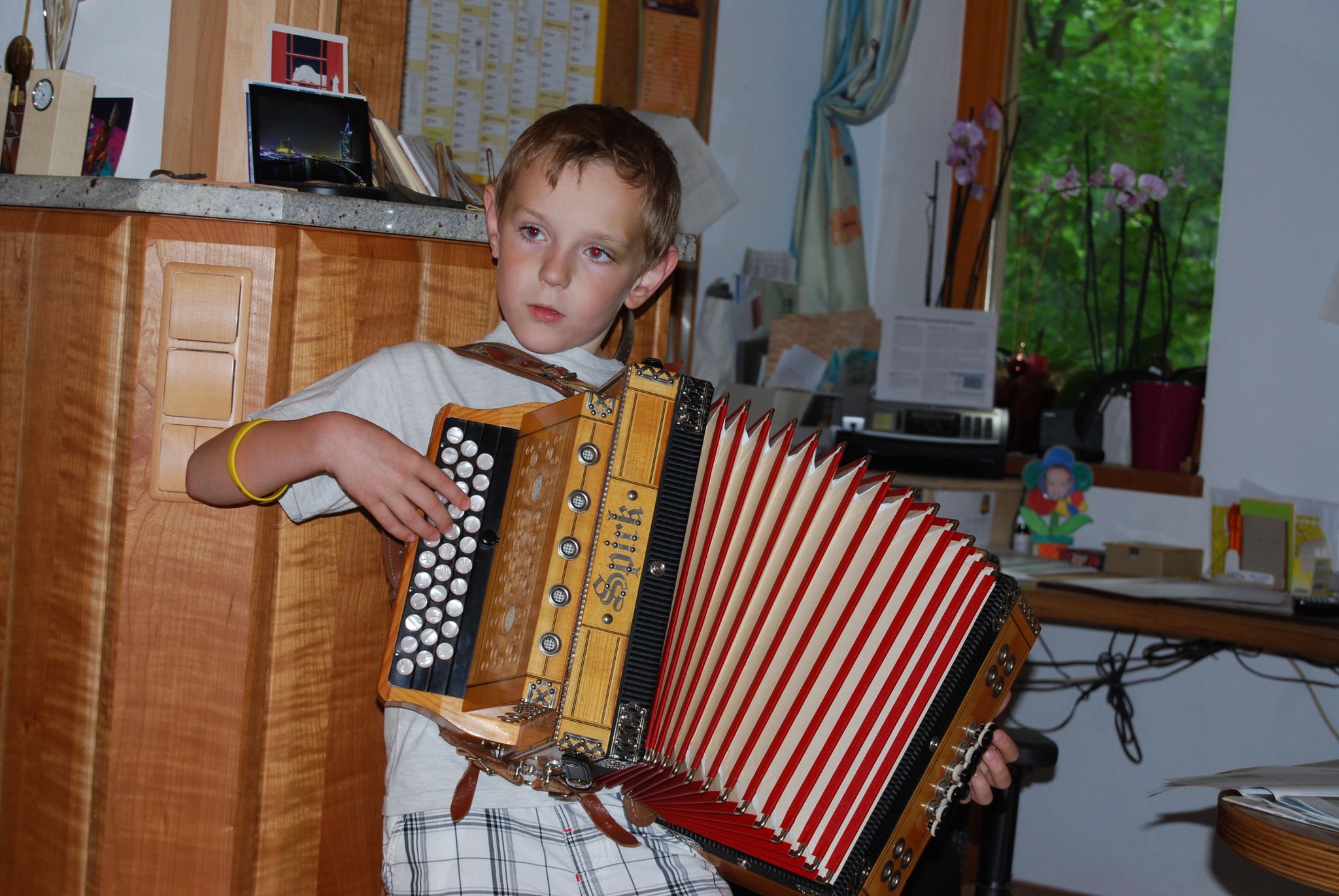 Franz Friedrich spielt mit seiner 