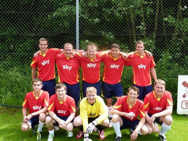 Vordere Reihe (v.l.n.r.): Rachbauer Wolfgang, Brückl Martin, Brückl Markus, Brückl Josef, Brandstetter Stephan; Hintere Reihe (v.l.n.r.): Rachbauer Michael, Weilhartner Stephan, Brückl Johannes, Bachinger Josef, Hinterholzer Roman