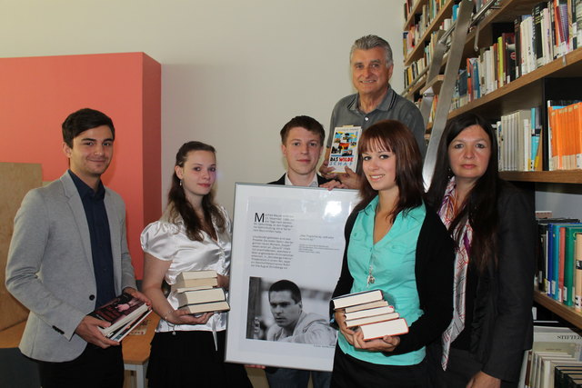 Projektteam Manfred Maurer Preis: Yakup Öztürk, Isabella Steinmaßl, Oliver Maiss, Auftraggeber Gerhard Klausberger, Projektleiterin Sandra Bergmair und Projektbetreuerin Michaela Frech.