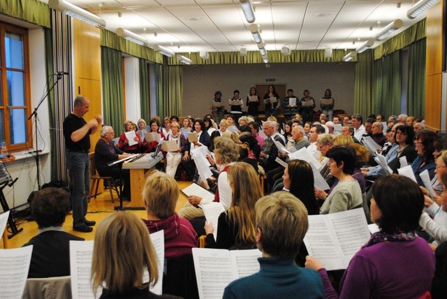 Neun Chöre und 150 Mitwirkende singen für die Lebenshilfe im Bezirk Braunau. | Foto: privat