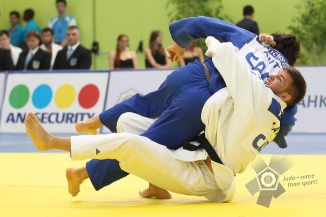 Julian Reichstein (Volksbank Galaxy Judo Tigers) holt beim Judo World Cup 2012 in Lissabon die Bronzemedaille | Foto: Portuguese Judo Federation