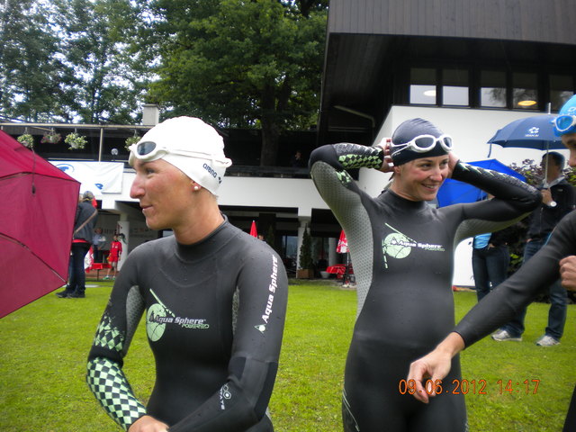 Vor dem Start.