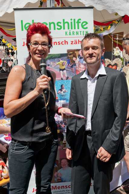 Gabriela Zaucher mit Geschäftsführer Dir. Mag. Günther Reiter