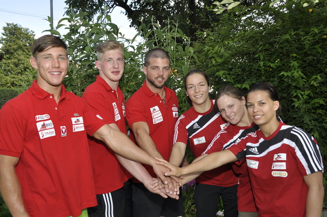 Das RSCI Team mit NT Benedikt ERNST vor der Abreise nach Zagreb