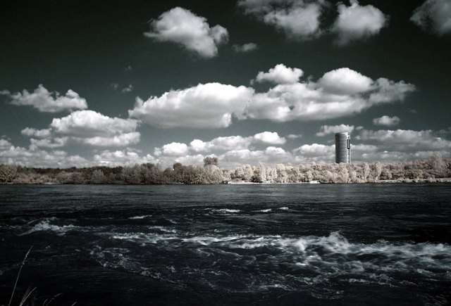 An der Donau in der Brigittenau im Oktober 2011