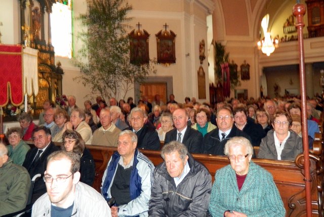 Die übervolle Pfarrkirche von Schardenberg bei der Friedenswallfahrt. | Foto: privat