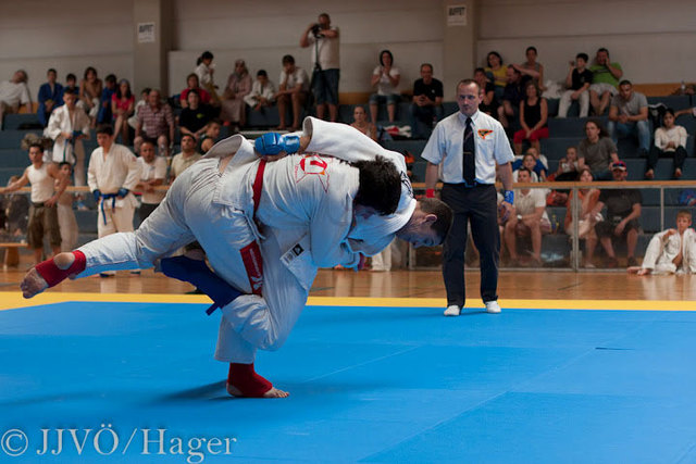 Heiße Jiu Jitsu-Kämpfe lieferte sich die Jugend auf der Matte. | Foto: JJVÖ/Hager