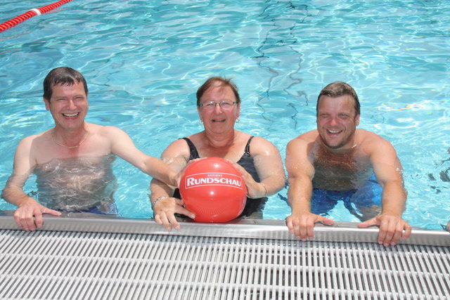 Die Veranstalter,Gemeinde und  Stadterneuerungsverein, Manfred Michlmayr, Anita Tiefnig, Hans Jürgen Schaurhofer.