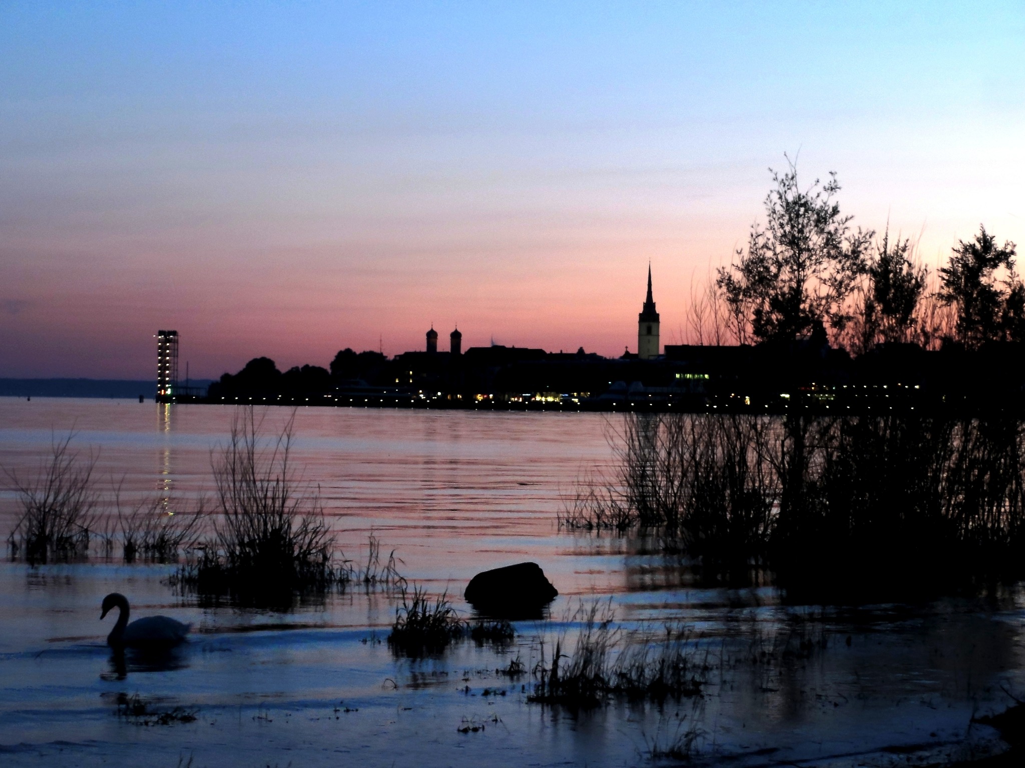 Abendstimmung am Bodensee - Reutte