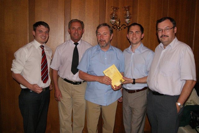 Martin Ruhrhofer, Präsident RR Karl Greimel und Obmann des Kremser Haus- und Grundbesitzerverbandes DI Dr. Wolfgang Kudjelka, Andreas Weiss, Mag. Herbert Schinerl