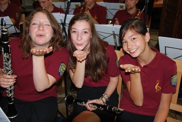 Unsere Klarinettenladys - live dabei und bester Stimmung!