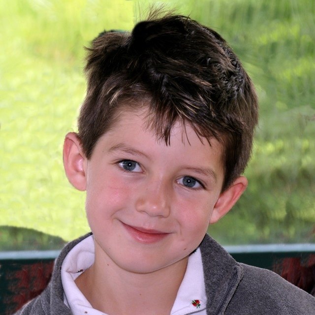 Julian Brugger, 1. Klasse Volksschule in Ruden
