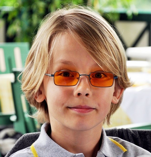 Elias Brugger, 3. Klasse Volksschule in Ruden