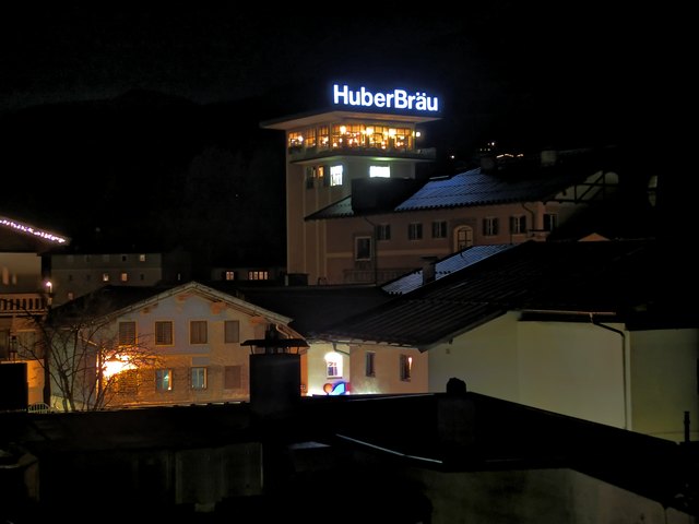 Der Turm des Huber Bräu in St.Johann in Tirol