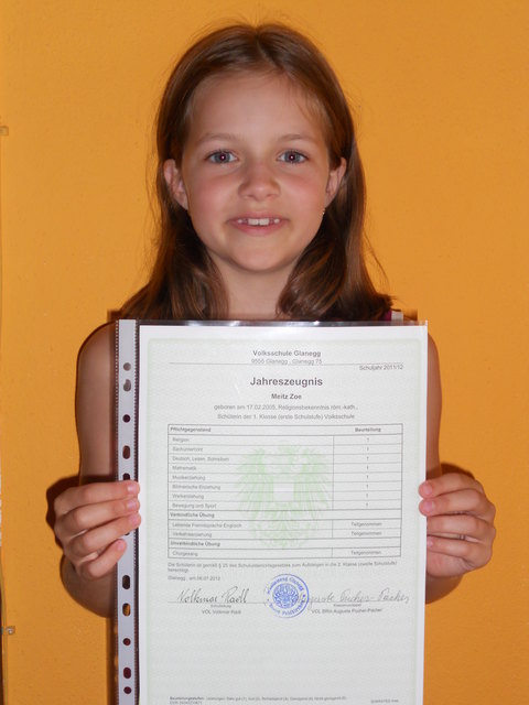 Zoe MEITZ, 1. Klasse VS Glanegg