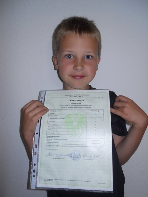 Andre Lingitz, 1.Klasse VS St.Ulrich a.d.Goding