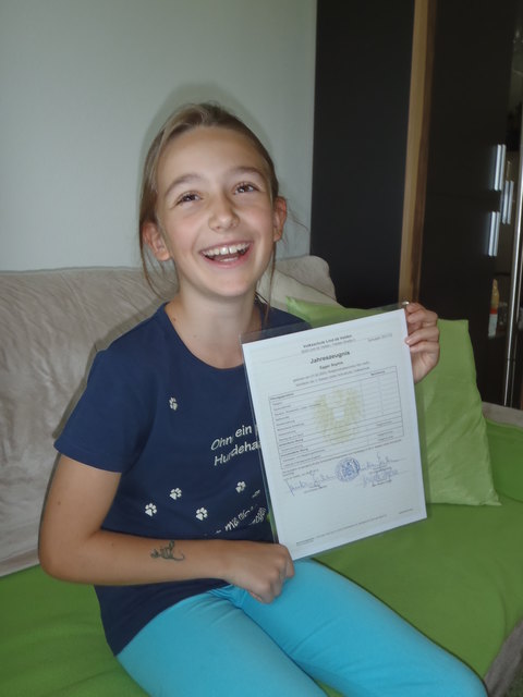 Sophie Egger, 3.Kl. VS Lind ob Velden
