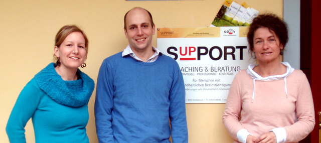 Das OÖZIV-Support-Team in Vöcklabruck: Cornelia Schachreiter, Stefan Mühlberger und Ingrid Muhr (v.l.)