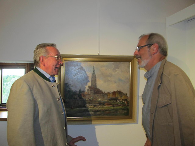 Monsignore Stefan Hofer und Zeitgeschichte-Obmann Florian Kotanko