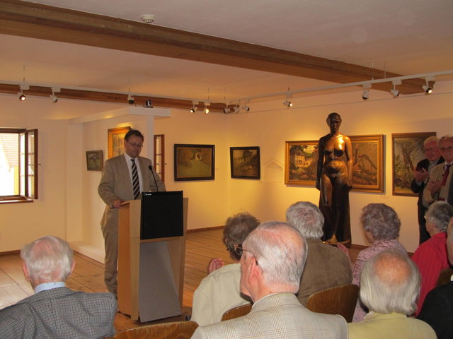 Gerald Hamminger bei seiner Ansprache